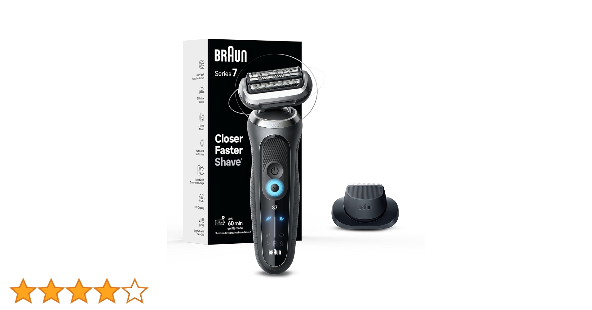 【新品・未使用】 Braun シリーズ7 メンズ電気シェーバー 男性用電気髭剃り：剃り心地ならブラウンシリーズ7 | Braun JP